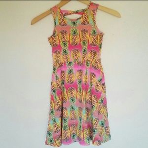 Pineapple Girls Dress